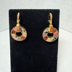 J. Crew Inlaid Gemstone Earrings